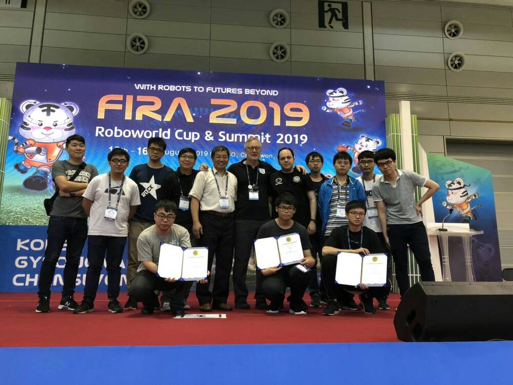 In 2019 FIRA in Korea, Taiwan student teams won 14 gold medals, 10 silvers, and 8 bronzes.