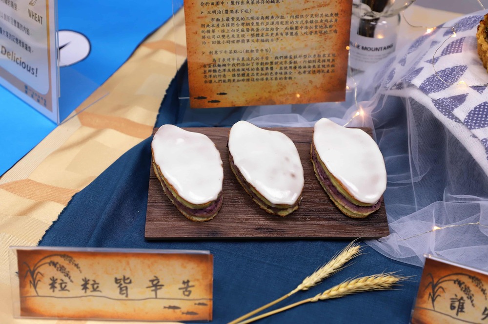 One of the desserts called “each grain is the fruit of the farmer’s labor (粒粒皆辛苦)” attracted heated discussion among chefs.